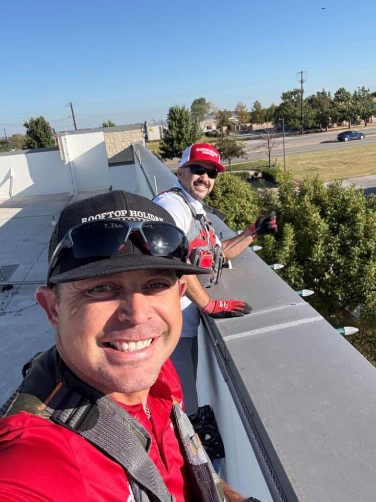 Commercial Christmas Light Installation Dallas Texas